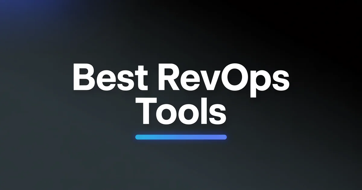 Best RevOps Tools: Revenue Operations Software Stack [2026]
